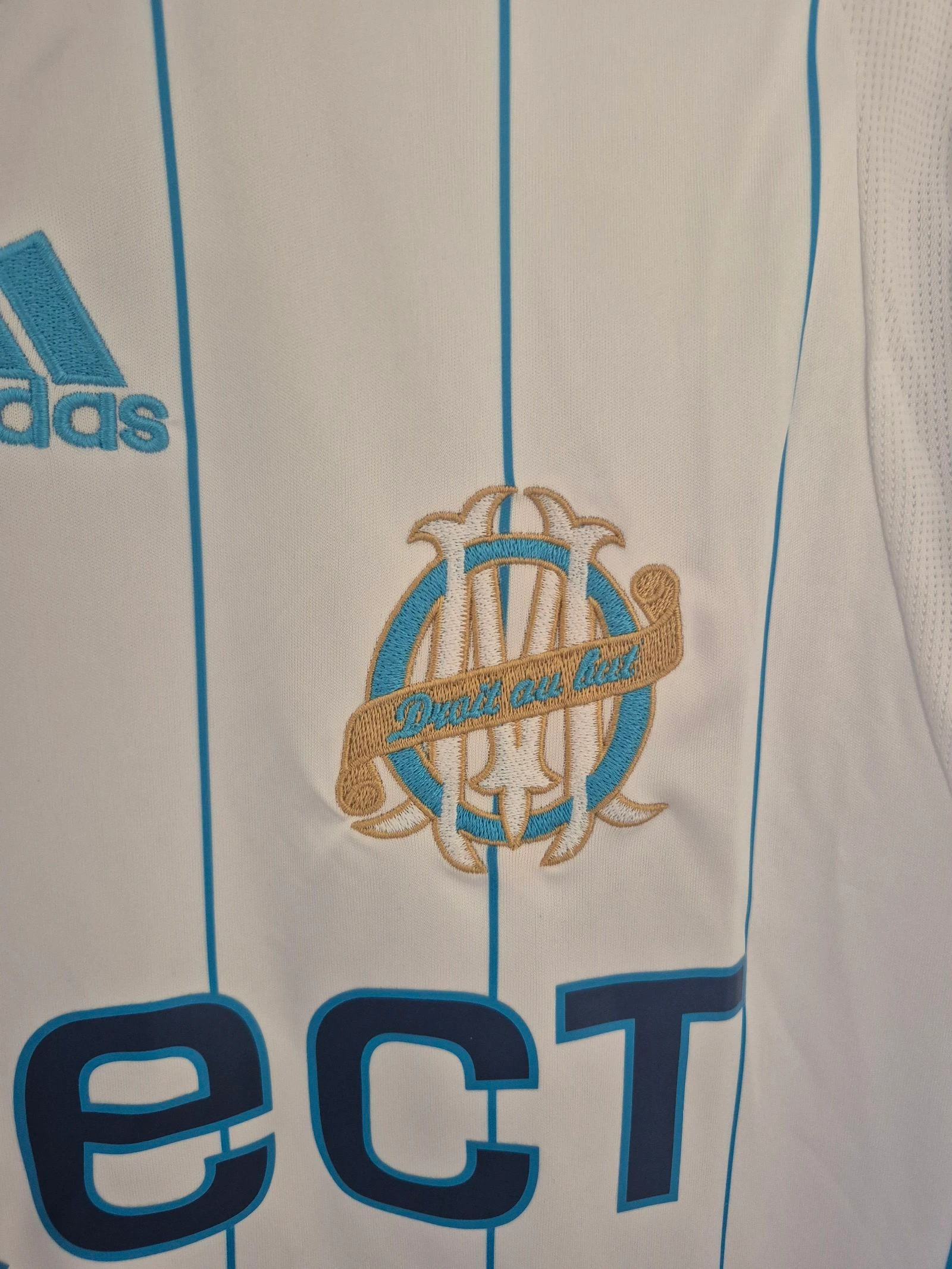 Maillot domicile de l'Olympique de Marseille 2009/10 Adidas - Taille XL - Neuve Direct Energie – photo 3